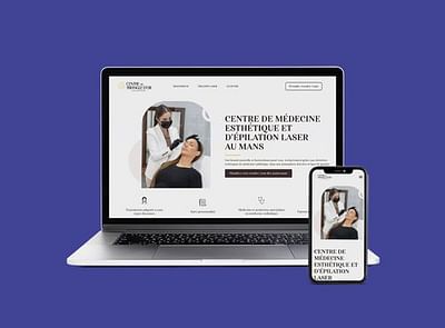 Création de site - Centre de médecine esthétique - Ergonomie (UX/UI)