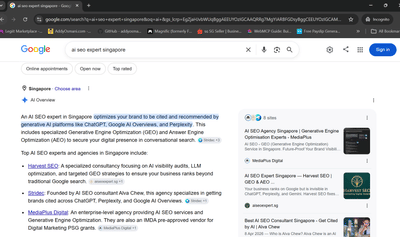 Brand mention on AI Overview - Référencement naturel