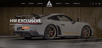 Realisatie website HW Exclusive - Website Creatie
