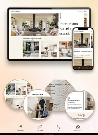 Diseño web Tindas Project - Website Creation