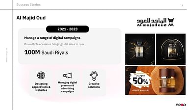 Al Majed oud - Graphic Design