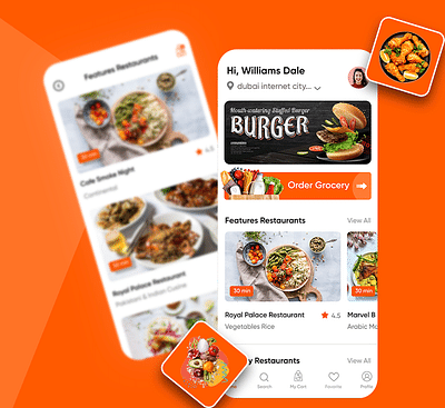 Talabat App Clone - Food Delivery App - Création de site internet