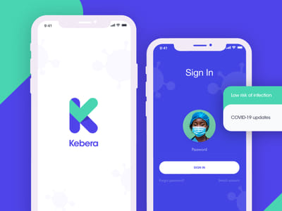 Kebera COVID-19 Tracking App - Website Creatie