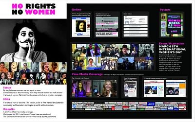 No Rights No Women - Publicidad