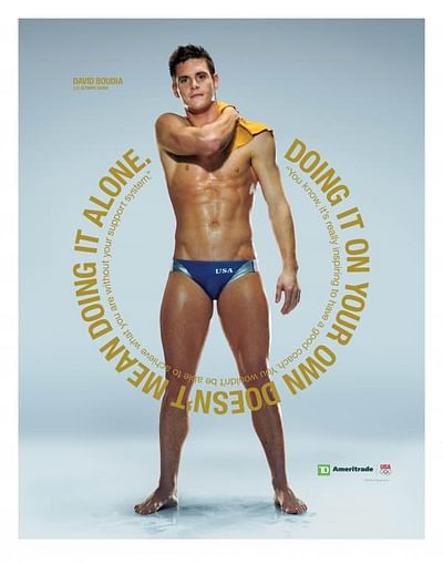 DAVID BOUDIA, US OLYMPIC DIVER - Advertising