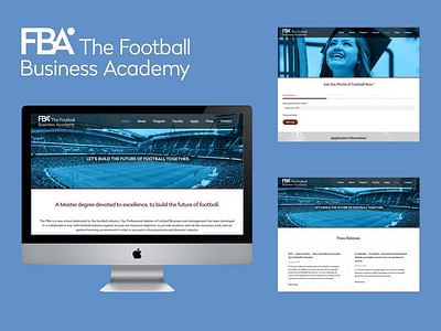 The Football Business Academy - Web Application