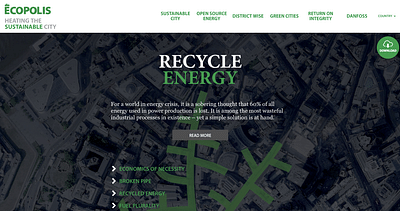 Ecopolis website - Mobile App