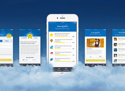 MAKE-A-WISH / Redefining  charity funding - Mobile App