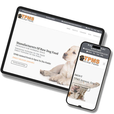 TPMS Animal Feeds - Website Creation