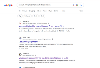 SEO for Vi Vacuum - Website Creation