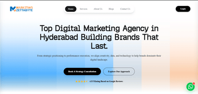 Marketing Zettabyte — Premium Website Design & Development - Webanwendung