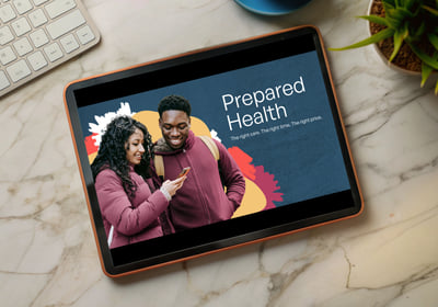 Healthcare Pitch Deck: Prepared Health - Graphic Design