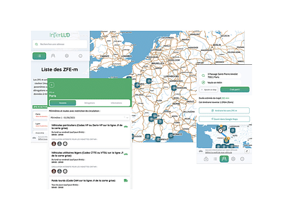 Itineriz - Le waze des professionnels du transport - Application web