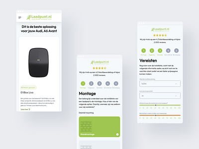 Een conversiegerichte website voor Laadpunt - E-commerce