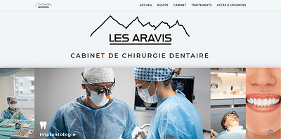 Cabinet de chirurgie dentaire Les Aravis - Référencement naturel