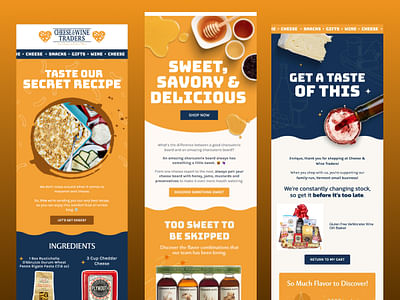 Email Design for Food & Beverage Brand - E-Mail-Marketing
