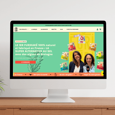 Site E Commerce FuriFuri - Webseitengestaltung