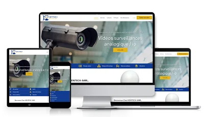 Site vitrine pour Kentech Service - Création de site internet