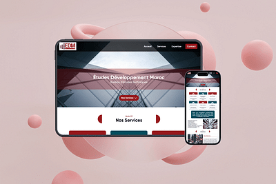Conception site vitrine pour une entreprise BTP - Création de site internet