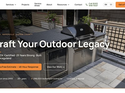 Sunset Services US: Website and Local SEO for a Contractor in Illinois - Création de site internet