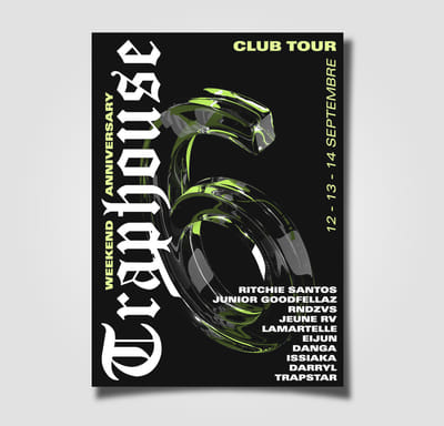 Traphouse 6th anniversary - Motion Design