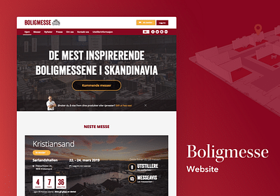 Boligmesse - Webseitengestaltung