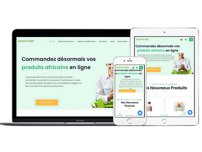 Creation de site E-commerce pour Saintivoire - Réseaux sociaux