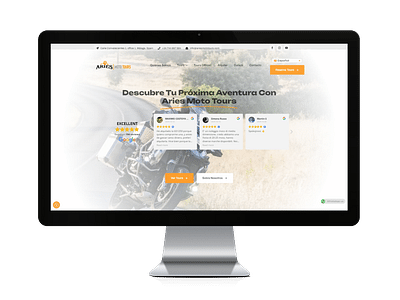 Diseño Web y SEO Aries Moto Tours - Creación de Sitios Web