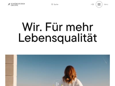 Schörghuber Gruppe - Content-Strategie