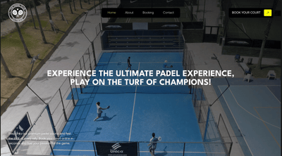 Padel - Website Development - Marketing