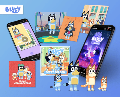 Erfolgreicher Social Media Launch für die Serie Bluey - Social Media