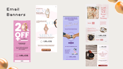 Helios Email & WhatsApp Banner Design - Graphic Design