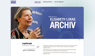 Relaunch Elisabeth-Lukas-Archiv.de - Website Creation
