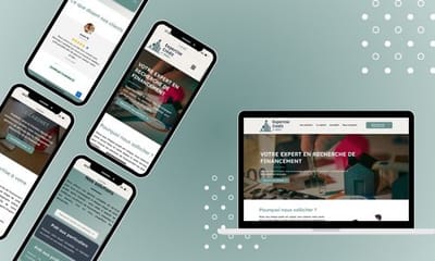 Création site vitrine - Expertise Crédit & Immo - Webseitengestaltung