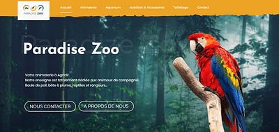 Animalerie  PARADISE ZOO - Graphic Design