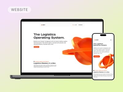 Digitale Markenpräsenz für SaaS-Logistiklösung - Webseitengestaltung