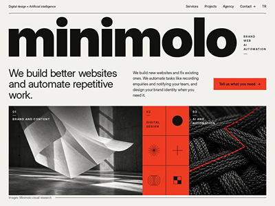 Minimolo Studio website (own project) - Website Creation