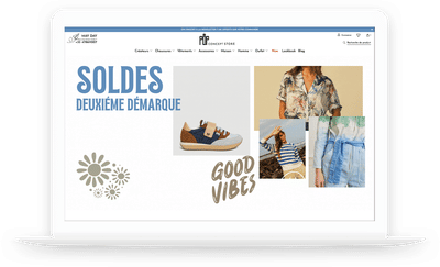 Pop and shoes - site Shopify + Application Shopify - Web Applicatie