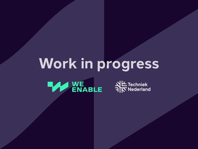 Techniek Nederland  X  We Enable - Web analytics/Big data