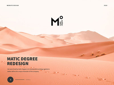 Matic Degree Website Design - Website Creatie