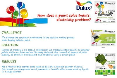 HOW DOES A PAINT SOLVE INDIA'S ELECTRICITY PROBLEM? - Advertising