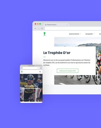 Rédaction SEO pour un blog de cyclisme - Website Creation