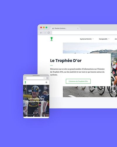Rédaction SEO pour un blog de cyclisme - Création de site internet