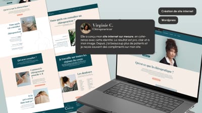 Création Site Internet Chiropracteur - Website Creation