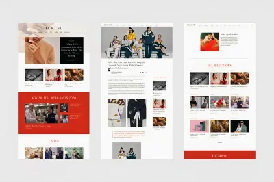 Koktail Magazine - Website Creation