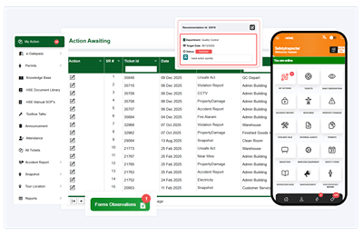 SALOMI - EHS Management System | Web & Mobile Platform - Web Application