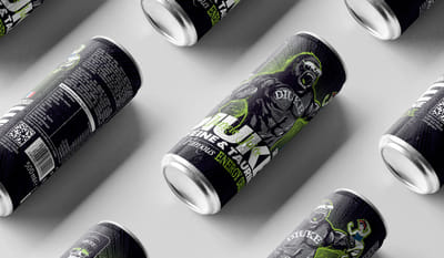 Diuke energy drink - Graphic Design