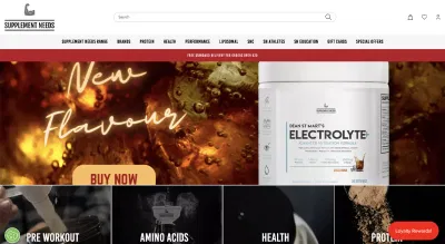 Redesign, Developing and Growing Supplement Needs - Création de site internet