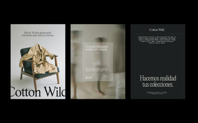 Cotton Wild – Brand Identity & web design - Branding y posicionamiento de marca
