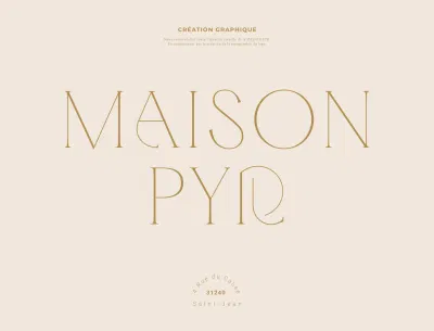 Maison PYR - Graphic Identity